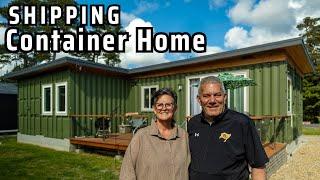 Simple Living in Modern Coastal Cottage made of 4 Shipping Containers