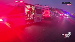 Eight killed in a collision between a taxi and a truck in Mandeni