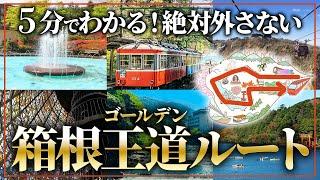 【箱根旅行】5分でわかる！箱根の王道ルート攻略 ！