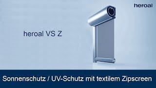 Sonnenschutz / UV-Schutz mit textilem Zipscreen | heroal VS Z