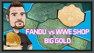 Fandu Belts vs WWE Shop (WCW) Big Gold - Which is better? | Pomelo Retro