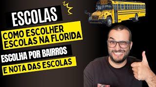 🟡 Melhores Escolas no EUA - Florida. Locais, Bairros, Notas Escolas e dicas. #vivernoeua