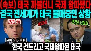 "한국을 건드려?" 한국 분노에 전세계가 태국 불매하며 국제왕따된 상황