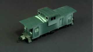 HO Scale DCC Caboose Install Electrical Pickups 11-1-12 Podcast