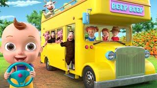 Wheels on the Bus + More Nursery Rhymes & Kids Songs - Beep Beep