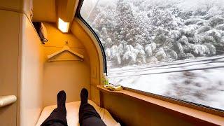 Riding the Cheapest Private Room on Japan's Snowy Sleeper Train | Sunrise Izumo (Tokyo→Izumo)