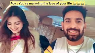 Haris Rauf Video with his fiance Muzna Masood ️ Haris Rauf With His Wife