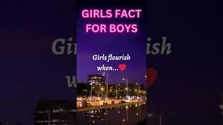 Girls flourish when .... Psychological Fact about Girls#shorts#psychologyfacts#subscribe