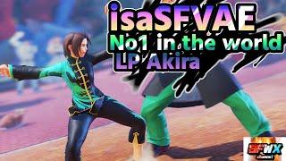 isaSFVAE  No1 in the world LP Akira  sf5  Season5 SF5 SFWX 4K  StreetFighter5 sfv sf5ce