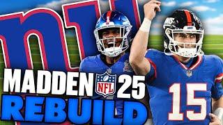 Tommy DeVito New York Giants Rebuild! Madden 25 Franchise