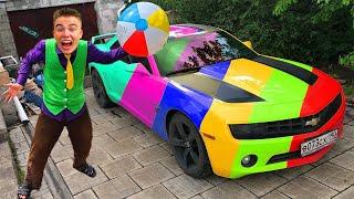 Mr. Joe found Magic Colors Ball w/ MultiColors Chevrolet Camaro Changes Color for Kids