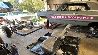 1964 Impala floor pan part 2! DIY sheet metal work you can do at home!