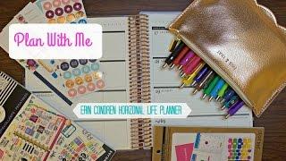 Plan With Me- Erin Condren Horizontal Planner