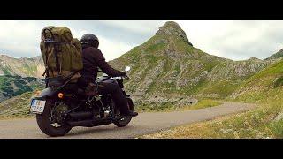 Solo Harley-Davidson Softail  Slim 2019 trip and camping in the wild and beautiful Balkans.