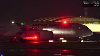 Frankfurt Airport LIVE - Night Planespotting 2024-12-07