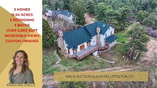 Stunning Mountain Views! 2 Homes With Acreage For Sale In Littleton At 9310 S. Watson Gulch Rd!