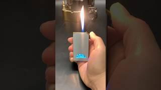 High-Tech Blue Flame Lighter | Digital Display & Stylish Look#lighter#youtubeshorts