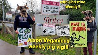 Jason Veganicus' Weekly Pig Vigil