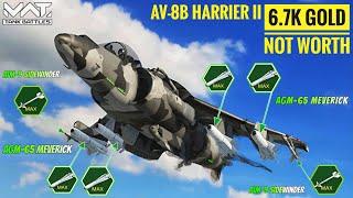 AV-8B HARRIER II - 6.7K Not Worth J-10 chengdu Still Better  MWT:TANK BATTLES