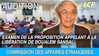 Examen de la proposition appelant à la libération immédiate et inconditionnelle de Boualem Sansal