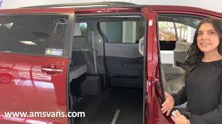 Side Entry Toyota Wheelchair Van: "Galaxy" In-floor Conversion | AMS Vans