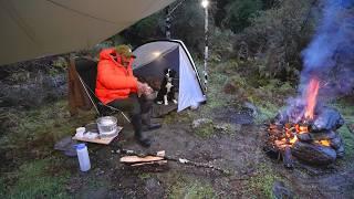 Heavy Rain Camping In A Tent