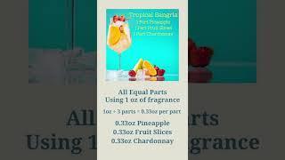 Tips and Tricks - Fragrance Recipe Ratios