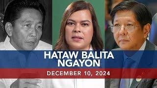 UNTV: Hataw Balita Ngayon | December 10, 2024