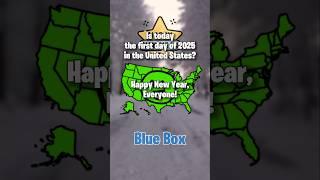 Is today the first day of 2025 in the United States? #happynewyear2025 #mapping #europe #shorts