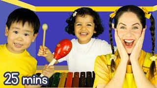 Five Finger Family | instruments! + MORE (25 minutes)