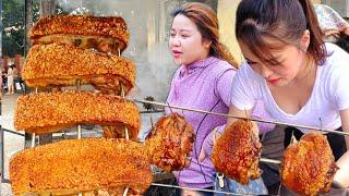 AMAZING VIETNAM STREET FOOD- CRISPY PORK BELLY-VIETNAM FOOD COLLECTION Travel thirsty Vietnam