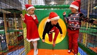 Christmas Magic at Busfabriken Indoor Playground (play center fun for kids)