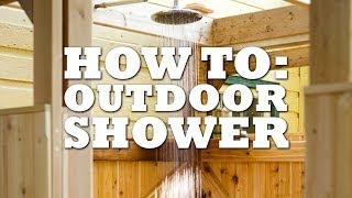 DIY Outdoor Shower