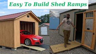 Simple Easy Utility Shed Ramps How To Build Them