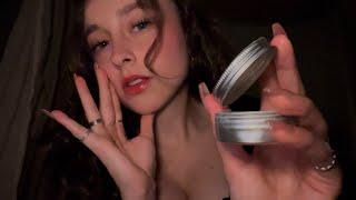 ASMR clicky trigger words and lid sounds
