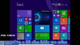 CMD walin file hide karamu katawath hoyanna bari widihata