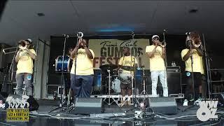 Knockaz Brass Band at Treme Creole Gumbo Festival in New Orleans