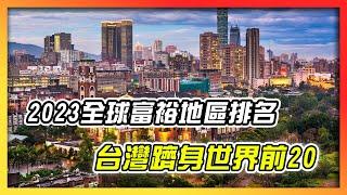 2023全球富裕地區排名　台灣躋身世界前20