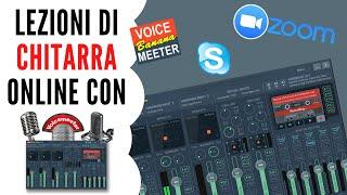 Tutorial per Lezioni di Chitarra Online con VoiceMeeter Banana!