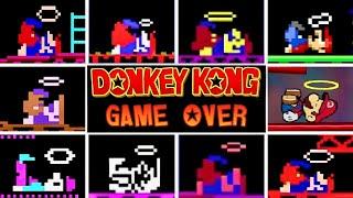 All Donkey Kong GAME OVER Screens - Official & Fan-Games