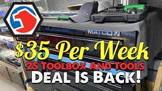 Matco Tools $35 Per Week Toolbox With Tools Deal Is Back! New 2S Toolbox and Several Awesome Tools!