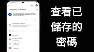 如何查看手機上儲存的密碼 ||如何知道您的Google帳戶中保存的所有密碼