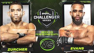 Brahyan Zurcher vs David Evans | 2023 PFL Challenger Series - Week 6