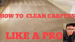 How  to Carpet cleaning tutorial