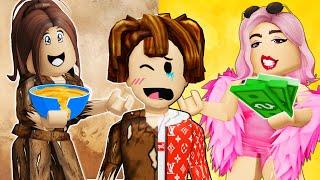 ROBLOX BrookhavenRP: RICH or POOR Mommy and Best Jailbreak Story | Gwen Roblox Español