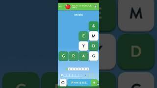 Wordbrain 2 BACK TO SCHOOL Event DAY 12 [September 13 2024] | Wordbrain Answers