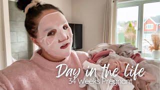 *REALISTIC* DAILY VLOG AT 34 WEEKS PREGNANT | Mum of 3 | Getting it done!!