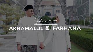 MALAYSIA WEDDING | The Solemnization of Akhamalul & Farhana