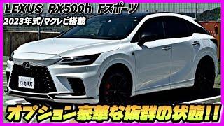 【LEXUS RX500h Fスポーツ】マクレビ搭載のオプション豪華な一台！！