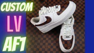 Custom Air force 1 Louis Vuitton | Custom Lv Air Force 1- Easy (2020)